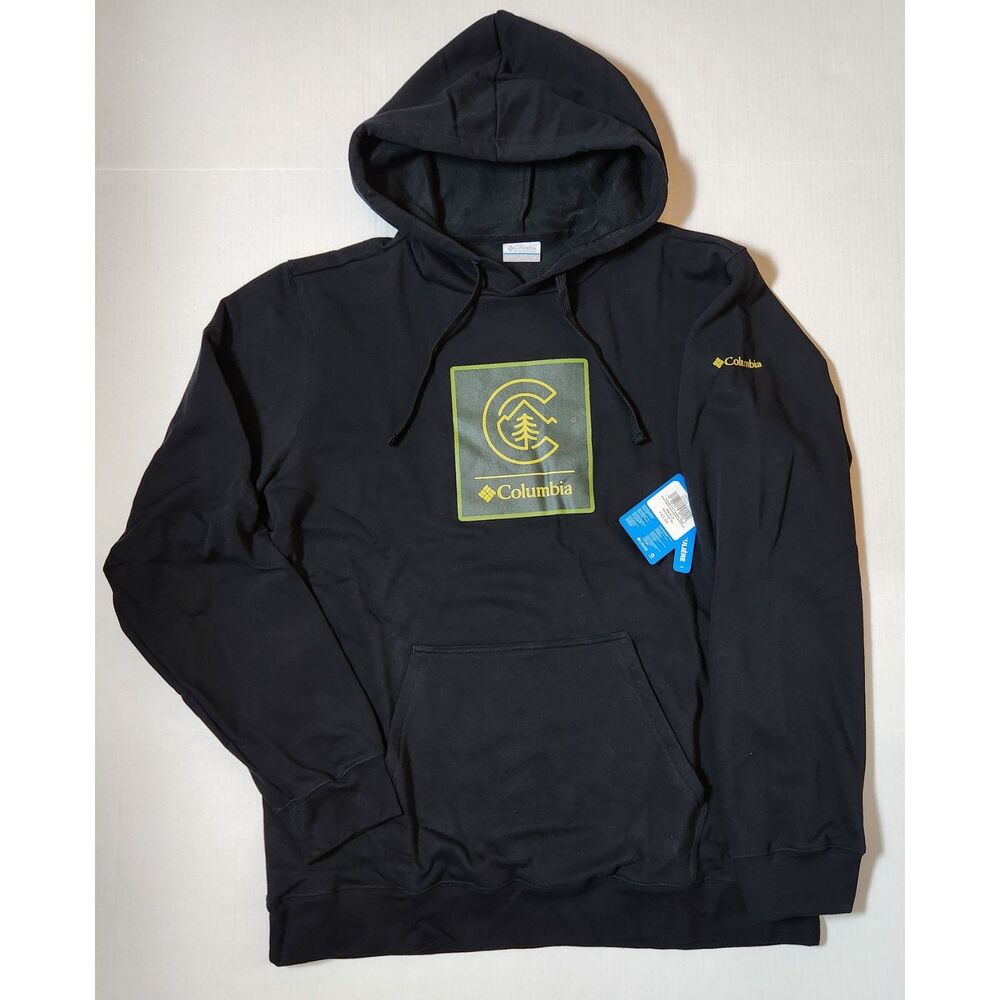 Columbia Trek Graphic Hoodie Men's Large Tall LT Black